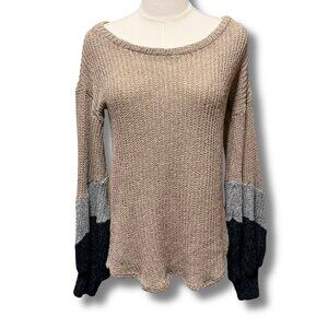 Native People Knit Bell Sleeve Sweater Size Small | Boho Cozy Girl